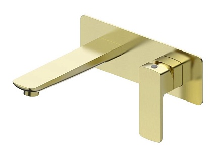 Смеситель для раковины Oliveeka D-Line OL-869003-BG золото матовое