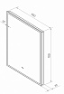 Зеркало Континент Amer LED 60x70 см с подсветкой ЗЛП1537