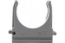 Клипса для гофротрубы Электропласт d25 мм (ЭП) 25KL100GR