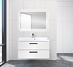 Тумба с раковиной BelBagno Aurora 90 см Bianco Lucido