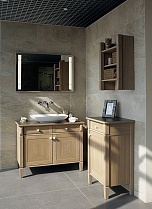 Мебель для ванной Villeroy&Boch True Oak 100 см mellow oak, прямоугольная раковина
