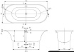 Квариловая ванна Villeroy&Boch Cetus 175x75 см, UBQ175CEU7V-01