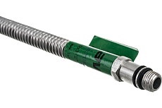 Подводка для смесителя из нержавеющей гофрированной трубы Lavita HF-C400L 1/2хМ10, гайка-штуцер