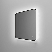 Зеркало Vincea VLM-3VC900B 90x70 см, сенсорный выключатель и диммер, черный