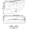 Акриловая ванна Excellent Newa 160x95 R