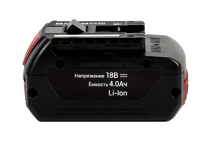 Аккумулятор для шуруповерта Bosch ЛИБ1840БШ-С (18 В; 4 Ач; Li-Ion) Заряд 6142077