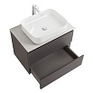Мебель для ванной BelBagno Kraft 70 см со столешницей, эмаль, Темно-серый матовый