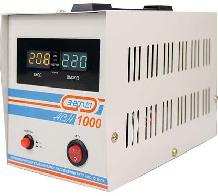 Стабилизатор с цифровым дисплеем Энергия АСН-1000 Е0101-0124