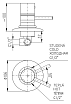 Смеситель для душа Rav Slezak Thermostatic DT283CMAT черный матовый