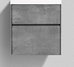 Тумба под раковину BelBagno Pietra Mini 50 см, 2 асимметричных ящика, Stucco Cemento