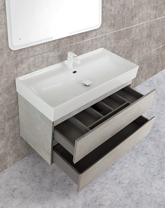 Мебель для ванной Cezares Molveno 46-100 см Beton