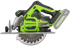 Аккумуляторная циркулярная пила GreenWorks GD24CS 1500907