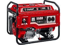Бензиновый генератор с электростартером Зубр 5500 Вт СБ-5500Е