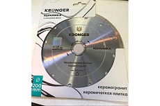 Диск алмазный по керамограниту (200x25.4 мм) Kronger K200200
