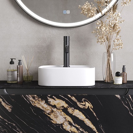 Раковина Cezares CZR-6615-BO 39 см белый матовый