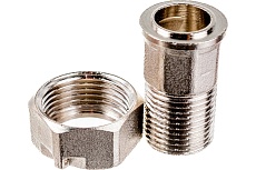 Штуцер FV-Plast FV-Brass латунный для присоединения счетчика воды 1/2х3/4 AA467012040