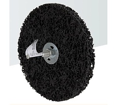 Диск для снятия ржавчины на шпинделе Black Silicon Carbide 100x13x6мм, AbraTechnic ABR-bsc100136