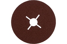 Круг шлифовальный ПРОФИ фибровый (5 шт; 125х22 мм; P60) для УШМ Зубр 35585-125-060