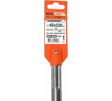 Бур по бетону для больших нагрузок (45x520 мм; SDS-max) NOVOCRAFT NCSMAX450520