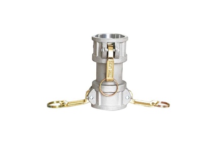 Нержавеющий камлок TITAN LOCK тип DD, переходник розетка 2" х розетка 2", AISI316 TL200DDSS