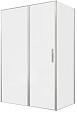 Душевой уголок Allen Brau Priority 140x80 3.31035.BA + 3.31041.BA, прозрачный, серебро браш