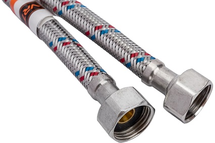 Подводка к смесителю (пара; 0.6 м; 1/2F-M10) VRT 521795