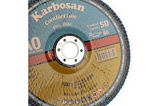 Диск лепестковый (180х22 мм; Р60) Karbosan KAR-981780