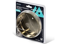 Коронка алмазная 125x55 мм, #80, по стеклу и плитке METALLICA Optima 901663