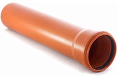 Гладкая труба RTP ПП, класс жесткости SN 4, Д 110 мм, S=3,4 мм, L 4000 мм 11213
