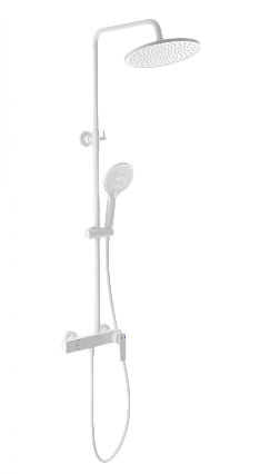 Душевая стойка Wonzon&Woghand WW-B3517-MW белый матовый