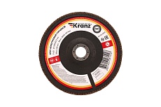 Круг лепестковый торцевой P60, 180x22.2 мм Kranz KR-90-0022