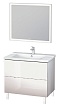 Мебель для ванной Duravit L-Cube 83 2 ящика, напольная белый