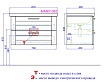 Тумба с раковиной Aqwella Манчестер 80 см подвесная