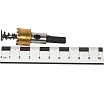 Коронка HSS-TiN 18 мм, с центровочным сверлом и толкающей пружиной для листового материала до 2 мм, ц/х Messer 21-02-018