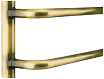 Полотенцесушитель водяной Domoterm Стефано П8 400x800 АБР античная бронза