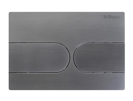 Кнопка смыва BelBagno BB-11-GM оружейная сталь Кнопка смыва BelBagno BB-11-GM оружейная сталь