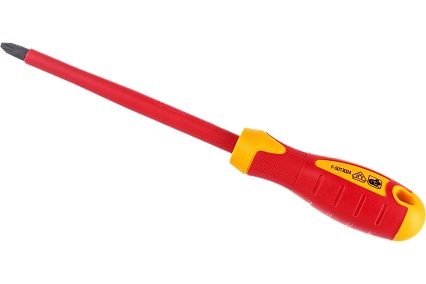 Диэлектрическая отвертка KENDO PH3, 150 мм, CrV 20424 00000073134