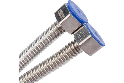 Гибкая сильфонная подводка для смесителя Kopfgescheit 1/2"хM10, 40 см KG-A374 комплект из двух штук KG-A374х2