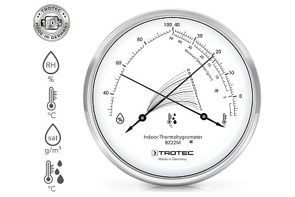 Механический термогигрометр Trotec BZ22M 3510205019