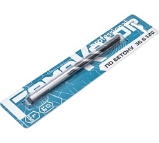 Сверло по бетону 12x150 мм, 2 режущие кромки, трёхгранный хвостовик РемоКолор 36-6-120