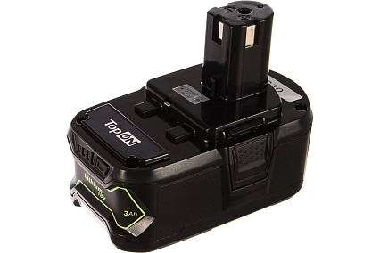 Аккумулятор для электроинструмента Ryobi (Li-Ion, 18В, 3Ач) Topon PN: RB18L30 TOP-PTGD-RY-18-3.0-Li