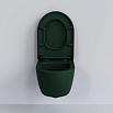 Крышка-сиденье Ambassador Abner 102T20701 толстое, зеленый матовый
