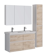 Мебель для ванной Lemark Combi 125 см дуб кантри