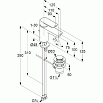 Смеситель для раковины Kludi Pure&Style 403820575 с донным клапаном