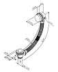 Слив-перелив Am.Pm Gem W90A-000-OflB черный