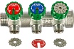 Регулирующий коллектор FAR 1" ВР-НР с 3 отв. 1/2" НР межосев. 45 мм FK 3822 112
