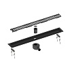 Трап для душа Timo Drain System 700 DS230107/03 70 см, вставка Lines, черный