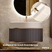 Тумба с раковиной Jorno Филоро 90 см антрацит