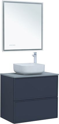 Мебель для ванной Aquanet Арт 75 см со столешницей, маренго