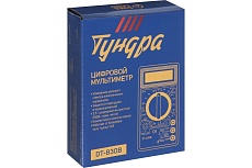 Мультиметр Тундра DT-830B, ACV/DCV, DCA, 200-2МΩ 1026049